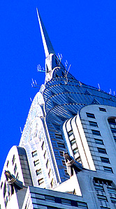 New York Chrysler Building roof