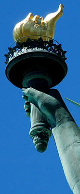 New York Statue of Liberty Torch